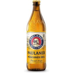 Paulaner Münchner Hell бира в стъклена бутилка (330 мл)