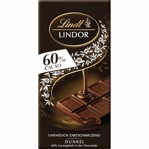 Lindt Lindor шоколад с 60% какао (100 г)
