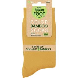 Happy Foottopia чорапи, бамбук, горчица, размер 39-42 (1 бр.)