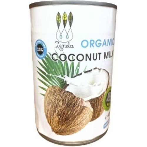 Земела био кокосово мляко 25 % масленост, кен (400 мл)