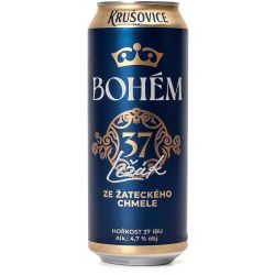 Krusovice Bohem бира 4.7%, кен (500 мл)