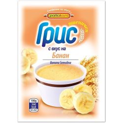 Радиком пшеничен грис с вкус на банан (100 г)