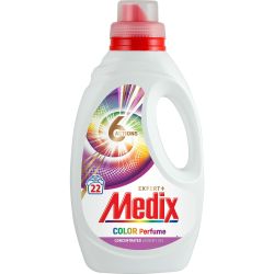 Medix 6 Action Color Fresh Perfume течен перилен препарат, 22 пранета (1.1 л)