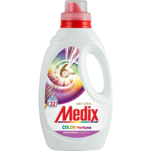 Medix 6 Action Color Fresh Perfume течен перилен препарат, 22 пранета (1.1 л)