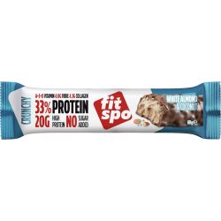 Fit Spo Crunchy протеинов бар с кокос и бадем (60 г)