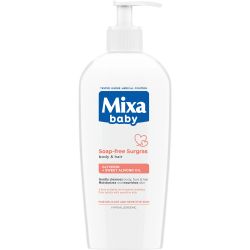 Mixa Baby измиващ гел за коса и тяло без сапун (400 мл)