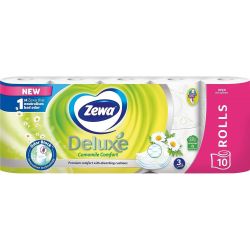 Zewa Deluxe Camomile Comfort трипластова тоалетна хартия (10 бр.)