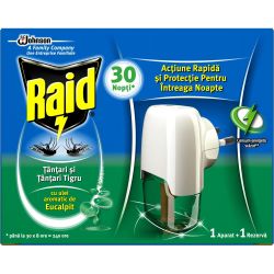 Raid електрически изпарител с евкалипт с пълнител (21 мл)