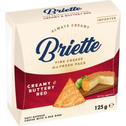 Briette Creamy & Buttery Red червено сирене бри 60% (125 г)