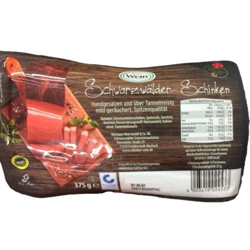 Wein шварцвалдска шунка (375 г)
