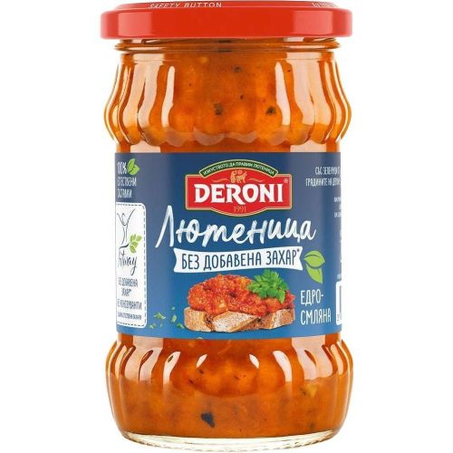 Deroni Fitway лютеница едросмляна без добавена захар (250 г)