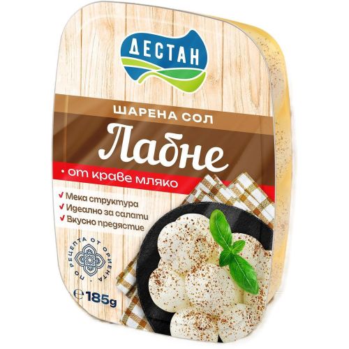 Дестан лабне от краве мляко с шарена сол (185 г)
