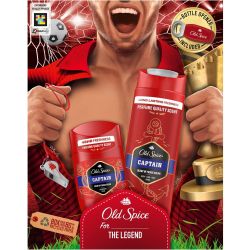 Old Spice Captain комплект душ гел 250 мл, део стик 50 мл, отварачка (1 бр.)
