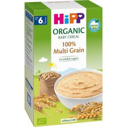 Hipp био безмлечна инстантна многозърнеста каша, без глутен, 4+ месеца (200 г)