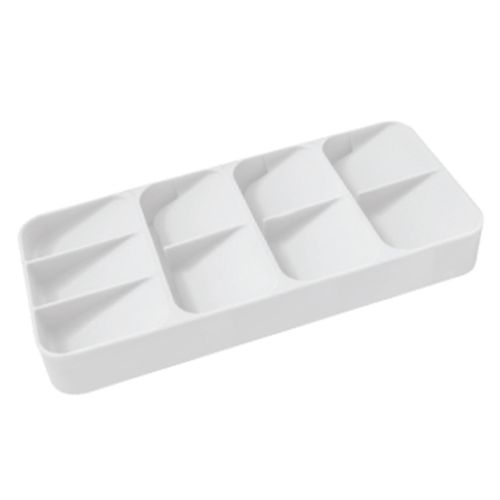 Horecano Home органайзер за прибори бял, 39 см х 16.6 см х 5 см (1 бр.)