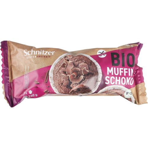 Schnitzer био мъфини с черен шоколад, без глутен (140 г)