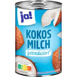 JA! кокосово мляко в консерва, намалена масленост (400 г)