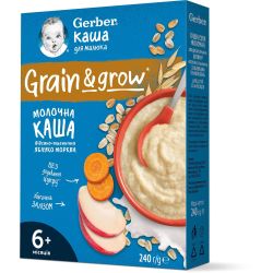 Gerber зърнена каша с моркови и ябълки (240 г)