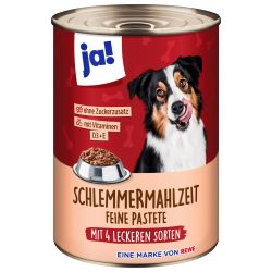 Ja! кучешка храна консерва с 4 вида месо (400 г)