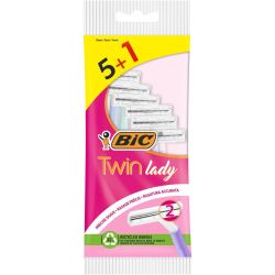 BIC Twin Lady Sensitive дамска самобръсначка (6 бр.)