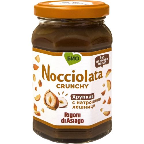 Rigoni Di Asiago Nocciolata био какаов крем крънчи (250 г)