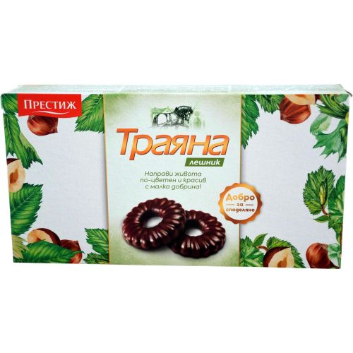 Престиж Траяна бисквити с лешник (160 г)