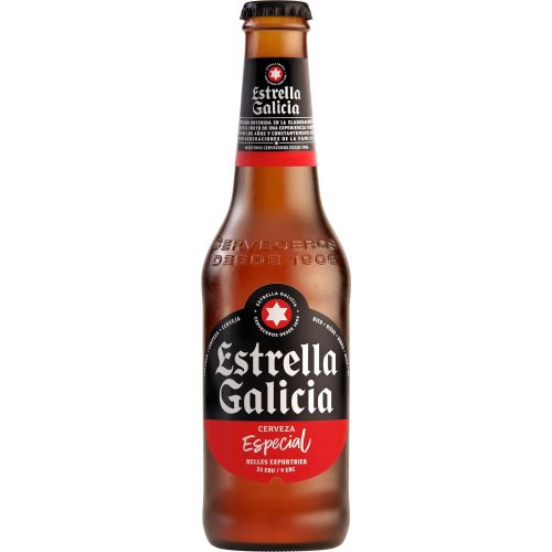 Estrella Galicia Especial бира в стъклена бутилка 5.5% (330 мл)