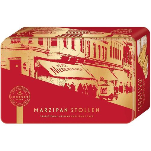 Niederegger щолен с марципан в метална кутия (500 г)