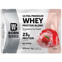 Born Winner протеиново саше ягодов сладолед (30 г)
