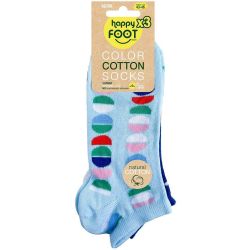 Happy Foottopia чорапи микс сини, памук, размер: 43 - 46 (3 бр.)