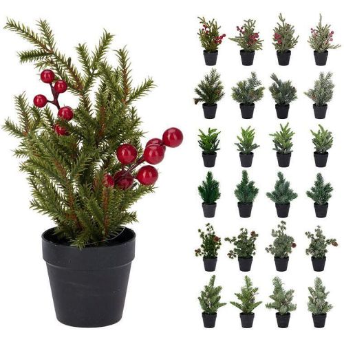 Мини коледно дърво, 23 см (1 бр.)