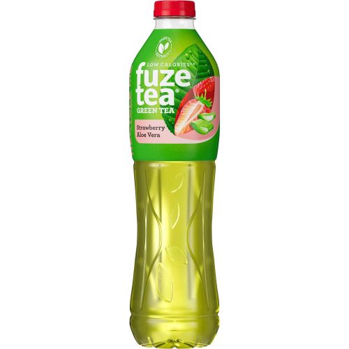 Fuzetea зелен студен чай ягода и алое вера (1.5 л)