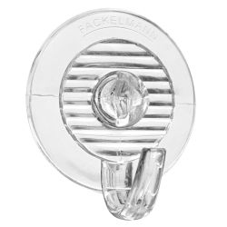 Fackelmann куки тип вендуза, прозрачни, 3 бр., 4.5 см (1 бр.)