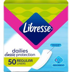 Libresse Dailies Classic Protection ежедневни превръзки (50 бр.)