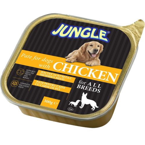 Jungle пастет за кучета от пилешко месо (300 г)