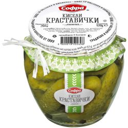 Софра стерилизирани краставички (520 г)