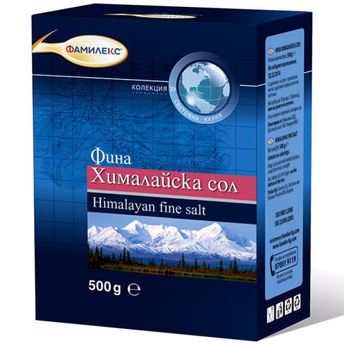 Фамилекс розова фино смляна хималайска сол (500 г)