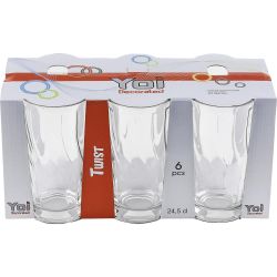 Yoi Twist чаши за безалкохолно, 6 бр. х 245 мл (6 бр.)