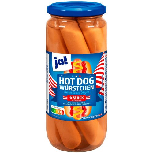 Ja! хот дог кренвирши (550 г)