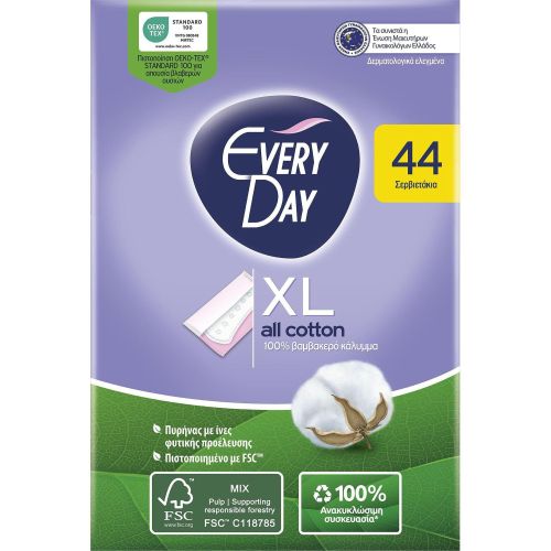 Everyday ежедневни превръзки XL All Cotton (44 бр.)