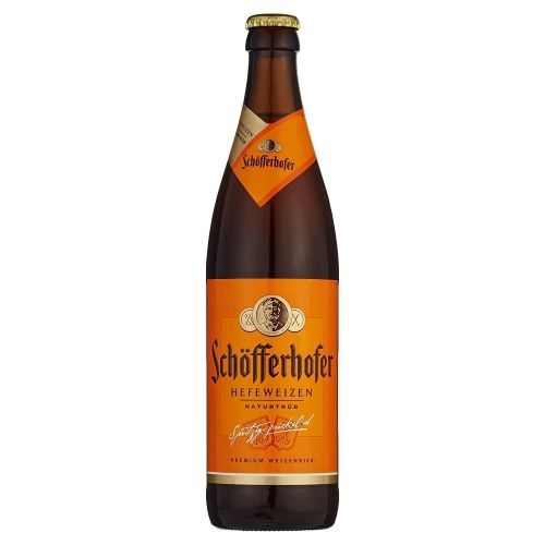 Schofferhofer Hefeweizen вайс бира в стъклена бутилка (500 мл)
