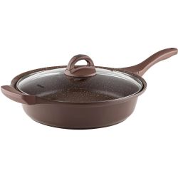 Muhler Mia тиган, дълбок с капак 2.8 л, 28 см х 7 см, MR-2807M (1 бр.)