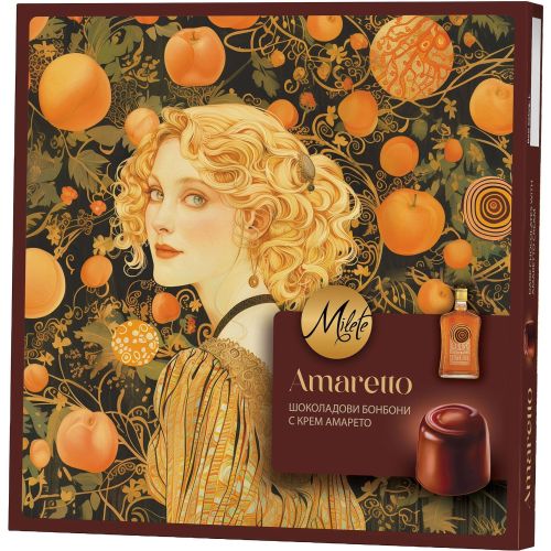 Milete Amaretto шоколадови бонбони (125 г)