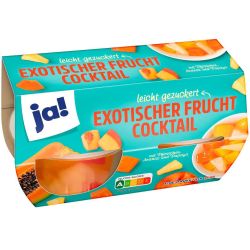 JA! екзотични плодове в чашка, 4 бр. × 113 г (452 г)