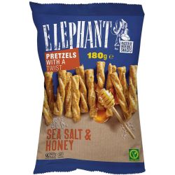 Elephant Twist прецели с мед и морска сол (180 г)