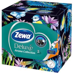 Zewa Deluxe Aroma Collection кърпи за лице трипластови, три визии (60 бр.)