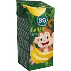 BBB сок банан 25%  (200 мл)