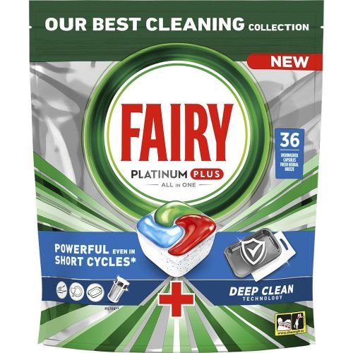 Fairy Platinum Plus таблетки за съдомиялна (36 бр.)