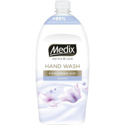 Medix Derma Care Sensitive течен сапун, пълнител (800 мл)
