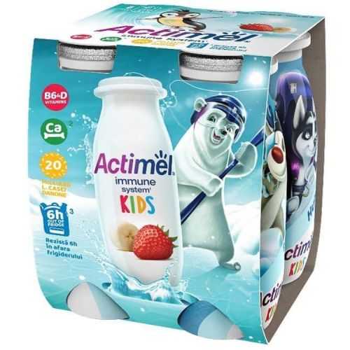 Danone Actimel Kids, 4 бр. х 100 мл (400 мл)